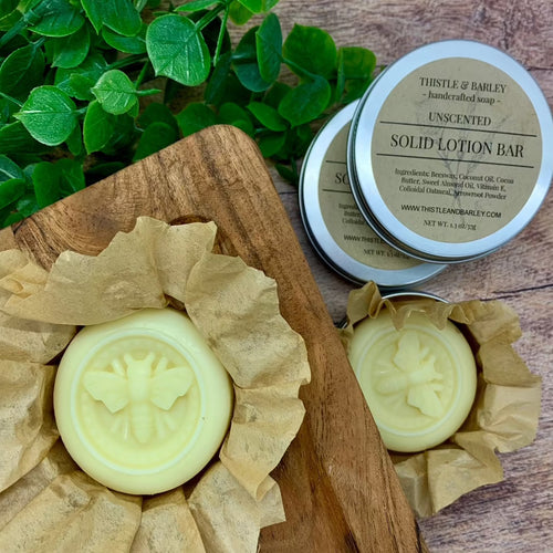 Unscented - Solid Lotion Bar