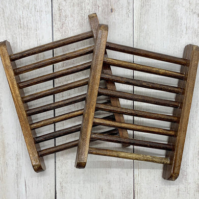 Wooden Soap Saver Rack - Walnut
